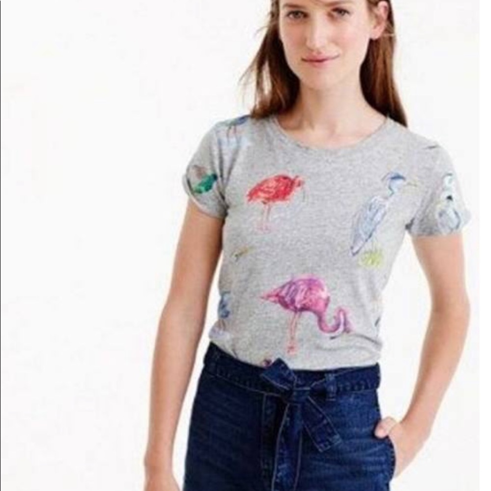 J.Crew bird collection tee